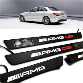 Mercedes Benz AMG C63 Style LED Illuminated Door Sills buy in USA