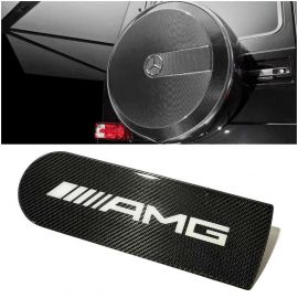 Carbon Fiber Rear Spare Tire Wheel Cover Badge Emblem Logo AMG for Mercedes-Benz W463 G-Class G-Wagon buy in USA