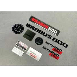 Brabus 800 Badges Stickers Emblems Logo Set for Mercedes-Benz W463 W463A G-Class buy in USA