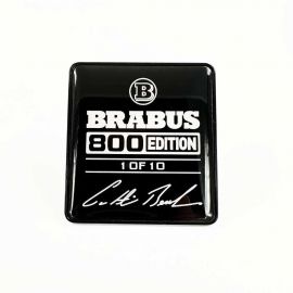 Metallic Brabus 800 Edition 1 of 10 White Seats Emblem Badge Logo Set for Mercedes-Benz W463A G-Class buy in USA