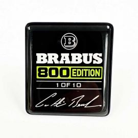 Metal Brabus 800 Edition 1 of 10 Emblem, Badge and Logo Set with Green Seats for Mercedes-Benz W463A G-Class buy in USA