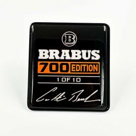 Metallic Brabus 700 Edition 1 of 10 Orange Seats Emblem Badge Logo Set for Mercedes-Benz W463A G-Class buy in USA