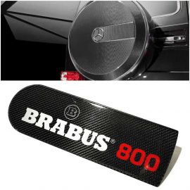 Carbon Fiber Rear Spare Tire Wheel Cover Badge Emblem Logo Brabus 800 for Mercedes-Benz W463 G-Class G-Wagon buy in USA