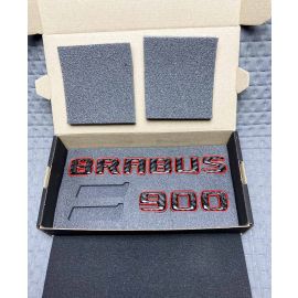 Brabus 900 carbon tail badge with red trim for Mercedes G Class buy in USA