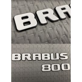 Brabus 800 metal white tail logo for Mercedes Benz G Class buy in USA