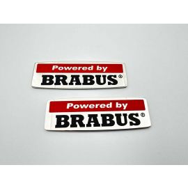 Powered by Brabus Style Emblems Logo for Mercedes-Benz W463A/W464 G-Class (2pcs Set) buy in USA