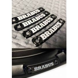 Brabus carbon badge with white letters on G Wagon wheels buy in USA