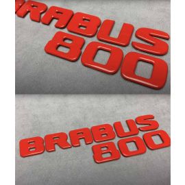 Brabus 800 red metallic badge for Mercedes Benz G Class buy in USA