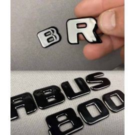 Metal black Brabus 800 logo for Mercedes Benz G Class trunk buy in USA