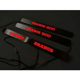 Brabus Style Door Sills with Metallic Blue LED Illumination (4 pcs) for Mercedes-Benz G-Wagon W463A/W464 buy in USA