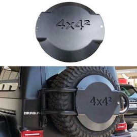 Carbon Fiber Rear Spare Wheel Cover for Mercedes-Benz W463A/W464 G-Wagon 4×4 Squared buy in USA