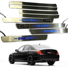 Mercedes-Benz Compatible LED Illuminated Door Sills Interior Trim Set buy in USA