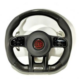 Brabus Style G63 S-Class Steering Wheel – Leather Carbon buy in USA