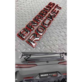 Carbon fiber Brabus 800 rear emblem on Mercedes Benz GLS Class buy in USA