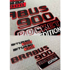 Brabus Rocket Edition Biturbo 900 emblems set for Mercedes GLE buy in USA