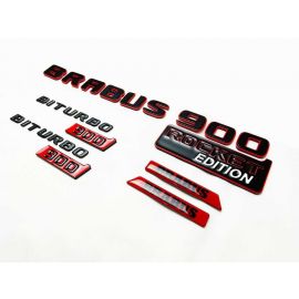 Metal emblem badge set in Brabus Rocket G900 style for Mercedes-Benz W463A/W464 G-Class buy in USA