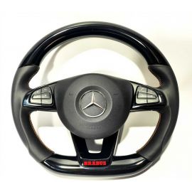 Brabus Style Steering Wheel – Piano Black Leather buy in USA