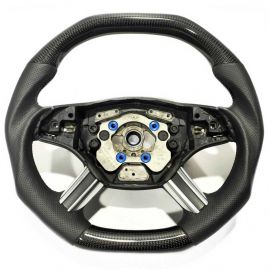 Mercedes-Benz ML/GL/R-Class X164/W164 Steering Wheel – Carbon Fiber Leather Flat buy in USA