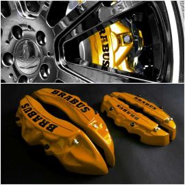 Gold Disc Brabus Caliper Covers Carbon Ceramic Sign 4 pcs Set for Mercedes-Benz G-Wagon W463 buy in USA