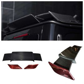 Brabus Rocket Carbon Fiber Rear Lid Spoiler for Mercedes-Benz W463A/W464 G-Class, Red buy in USA