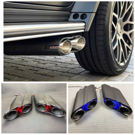 Brabus Style Exhaust Pipes Mufflers Rocket Edition for Mercedes-Benz W463A W464 G-Class buy in USA