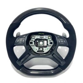 Mercedes-Benz Steering Wheel – Carbon Alcantara (G-Wagon, GL, ML, W166, X166, W463 Class) buy in USA