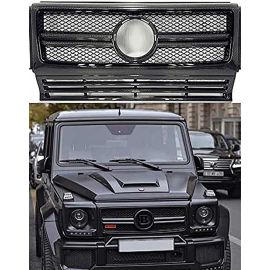 Carbon Fiber Badge Front Grille Frame Set for Mercedes Benz G-Wagon G-Class W463 G63 G55 G500 buy in USA