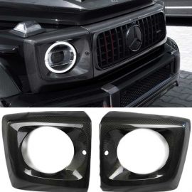 Carbon Front Headlight Covers on W463a W464 buy in USA