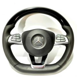 Mercedes Benz Steering Wheel – Piano Black Leather (W205/C/GLE/GLC/GLS/GL Class) buy in USA