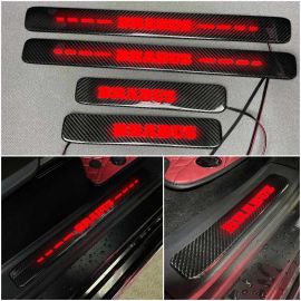 Brabus Style Carbon Fiber Door Sills for Mercedes-Benz W463A/W464 G-Wagon (LED Red Illuminated) buy in USA