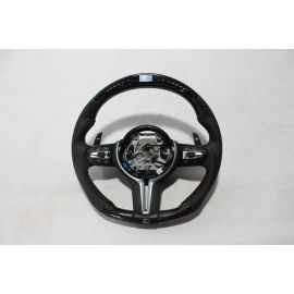 BMW F80 F81 F82 F83 F85 F86 M3 M4 M2 X5M X6M Steering Wheel Carbon Leather with LED Panel buy in USA