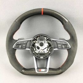 Audi TT RS/R8 2015 S-Line Steering Wheel – Carbon Alcantara buy in USA