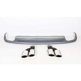 S-Line S6 Rear Diffuser with Exhaust Tips for Audi A6/S6 C7 (2012-2015) buy in USA