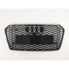 RS7 Front Bumper Radiator Grille Chrome for Audi A7 C7 4G Sportback 2014-2017 Facelift buy in USA