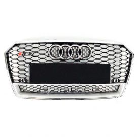 RS7 Front Bumper Radiator Grille Chrome Quattro for Audi A7 C7 4G Sportback 2014-2017 Facelift buy in USA