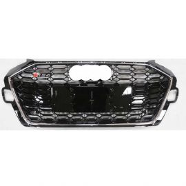 RS4 Chrome Black Front Bumper Radiator Grille for Audi A4/S4 B9.5 (2020) buy in USA