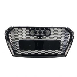 RS4 Black Front Bumper Radiator Grille for Audi A4/S4 B9 (2015-2019) buy in USA