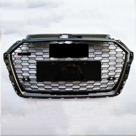 Audi RS3 Black Quattro Front Radiator Grille for Audi A3/S3 8V (2016-2020) buy in USA