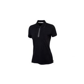 AMG womens polo shirt, white / black, B66958728 buy in USA