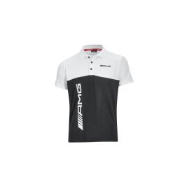 AMG mens polo shirt, white / black, B66959428 buy in USA