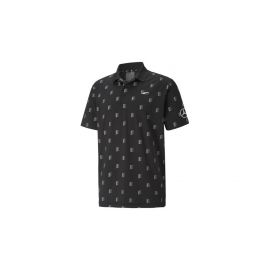 Mens golf polo shirt, black, B66450565 buy in USA