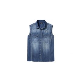 Mens denim shirt, blue, B67871183 buy in USA