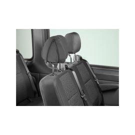 Seat cover, 4-way headrest, comfort, front and passenger compartment, Sprinter, black, A9079704000 buy in USA