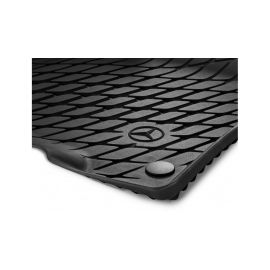 Footwell liner, Dynamic Squares, driver/passenger mat, 2-piece, EQB/ EQA, black, A24368085009051 buy in USA