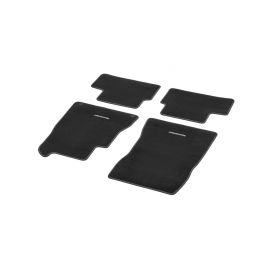 CLASSIC velour mats, set, 4-piece, ocean blue topstitching, B-Class/ GLA, black, A24768064025F15 buy in USA