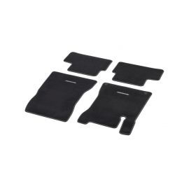 CLASSIC velour mats, set, 4-piece, alpaca gray topstitching, B-Class/ GLA, black, A24768049067E80 buy in USA