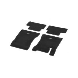 CLASSIC velour mats, set, 4-piece, medium gray topstitching, B-Class/ GLA, black, A24768049067C70 buy in USA