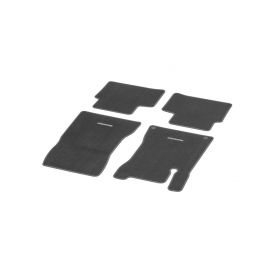 CLASSIC velour mats, set, 4-piece, medium gray topstitching, A-Class, black, A17768099067C70 buy in USA