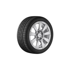 9-spoke wheel, 40.6 cm (16 inch), E-Class, 225/55 R16/, titanium silver, A2124010102 buy in USA