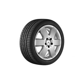 6-spoke wheel, 43.2 cm (17 inch), Viano/ Vito/eVito, 225/55 R17/, brilliant silver, B66560339 buy in USA